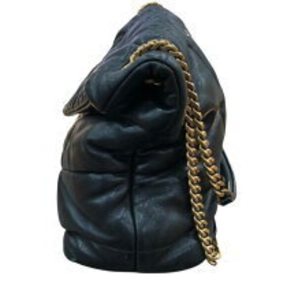 Saint Laurent Le Perfume Black Lambskin Shoulder Bag - Picture 3 of 11